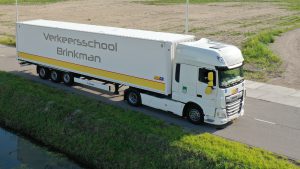 Verkeersschool Brinkman vrachtauto oplegger